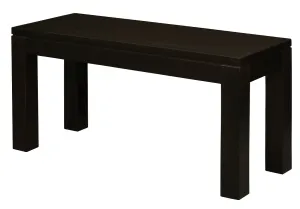 CT Amsterdam Solid Mahogany Timber Dining Bench 90cm thumbnail 1