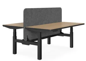 DD DUO – 402 Selectric Height Adjustable Workstation with Screen thumbnail 1