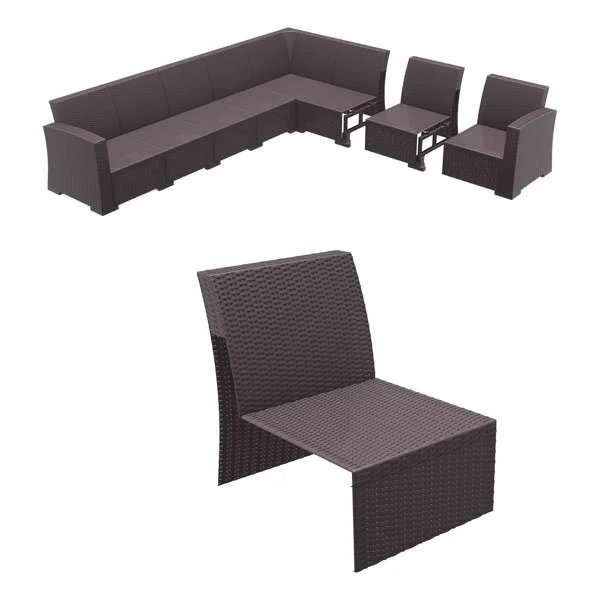FL Siesta Monaco Extension Part for Monaco Outdoor Lounge