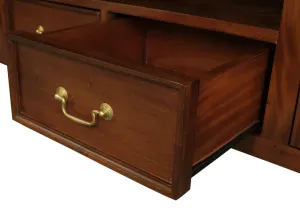 CT Queen Anne Solid Timber 2 Door 2 Drawer Entertainment Unit thumbnail 3