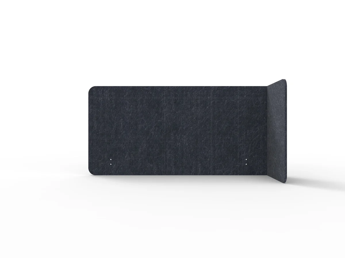 RL Acouline  Quarter Right End Wrap Screen for Workstation
