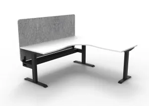 RL Boost Static Corner Desk with Eco Panel Screen thumbnail 15