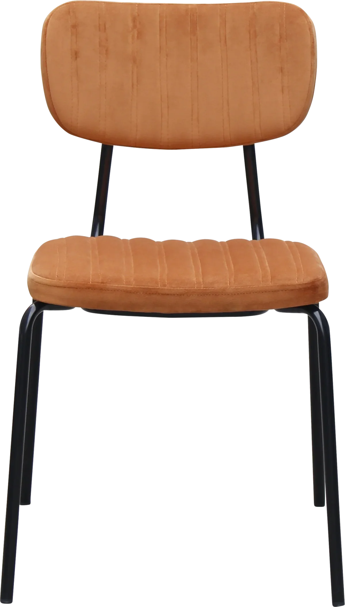 FL Tiramisu Velvet Upholstered Black Leg Hospitality Function Chair
