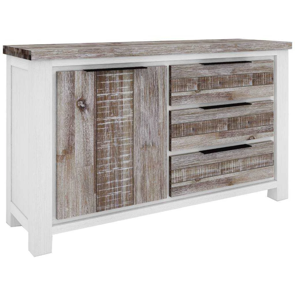 VI Homestead Solid Timber 1 Door 3 Drawer Buffet