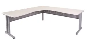 RL Rapid Span Metal C-Leg Desk with Return thumbnail 2
