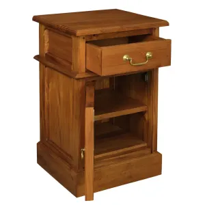 CT Tasmania Solid Timber 1 Door 1 Drawer Bedside Table thumbnail 13