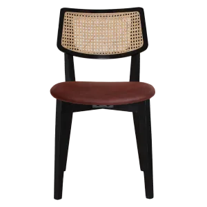 EZ Phoenix Solid Timber Framed Rattan Back Hospitality Dining Chair thumbnail 5