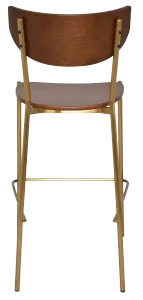 EZ STOOL MARCO BRASS - BLACK - UNUPHOLSTERED thumbnail 16