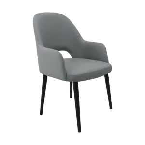 FL Orleans Bourbon PU Leather Upholstered Aluminium Legs Hospitality Armchair thumbnail 5