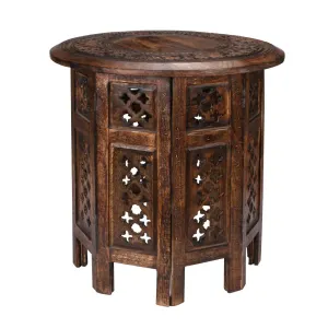 VI Round Solid Timber 8 Octagone Leg Side Table thumbnail 1