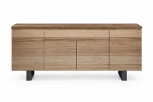 MD Nancy Solid Timber Metal Legs 4 Door Buffet thumbnail 1