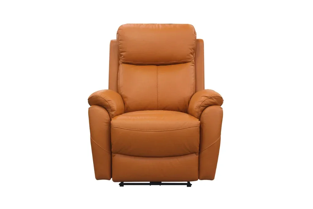 VI Camden 3 Seater Leather Electric Recliner Lounge with 2 Single Recliners