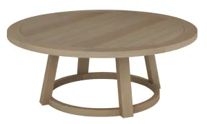 VI Broome Solid Timber Outdoor Round Coffee Table thumbnail 1