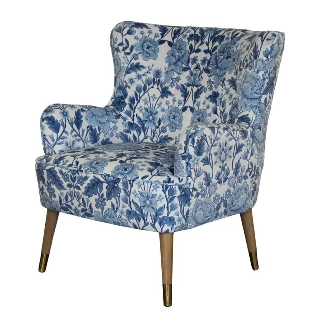 BT East Hampton Velvet Upholstered Accent Chair