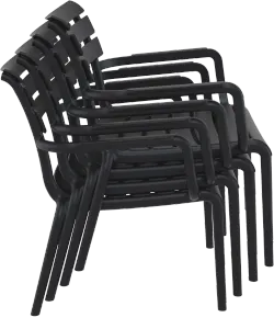 FL Paris Hospitality Outdoor Lounge Armchair thumbnail 5