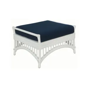 CR Barbados Rattan Ottoman with Cushion thumbnail 2
