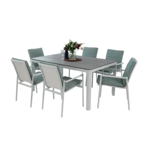 VI Astra Aluminium 7 Piece Outdoor Dining Setting thumbnail 1