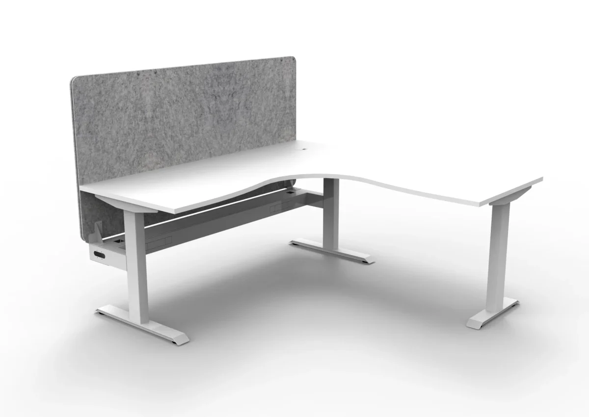 RL Boost Static Corner Desk with Eco Panel Screen thumbnail 16