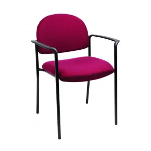 MA Target Stackable Fabric Upholstered Visitor Armchair thumbnail 1