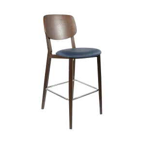 FL Atlanta Upholstered Seat Aluminium Frame Hospitality Barstool - Large thumbnail 15