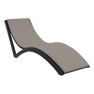 FL Slim Hospitality Stackable Sunlounger with Cushion thumbnail 3