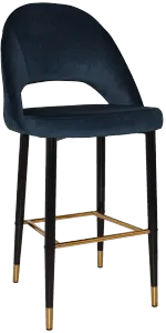 EZ STOOL CHEVRON 750 METAL BLACK BRASS thumbnail 8