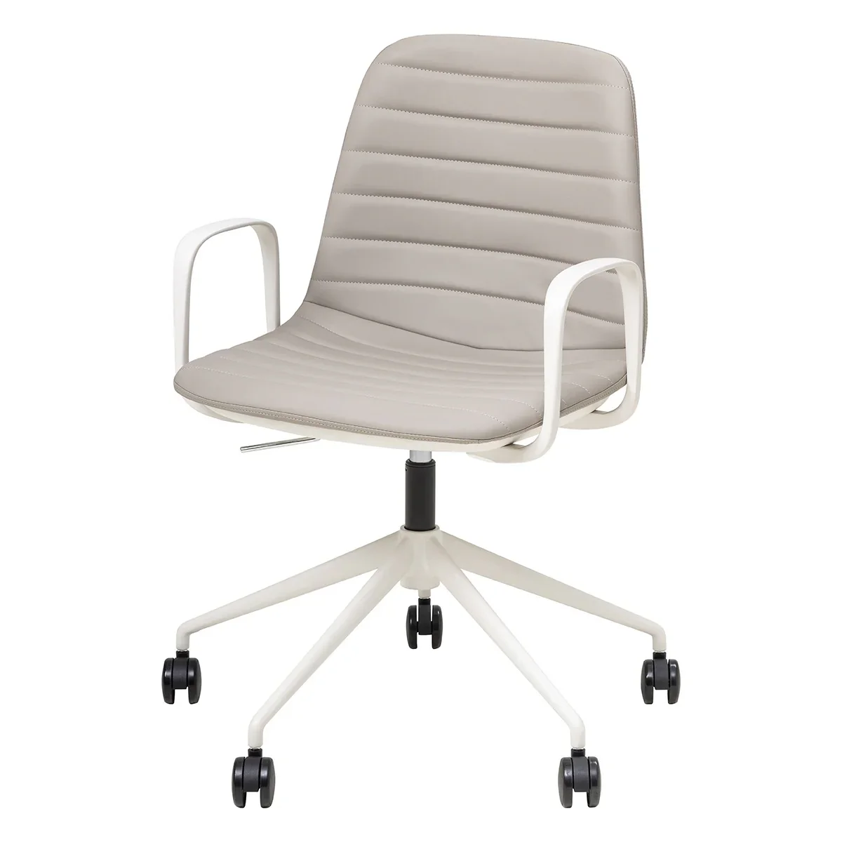 OL Sofia PU Leather Upholstered Boardroom Chair with Tilt and Arms