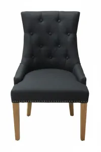 MF Monte Fabric Upholstered Timber Leg Dining Chair thumbnail 9