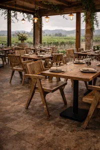 MF Morocco Carver Solid Timber Parquetry Seat Dining Chair thumbnail 3