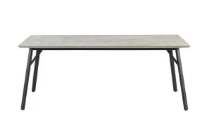 VI Primo Marble Look MDF Top Metal Leg Dining Table thumbnail 2