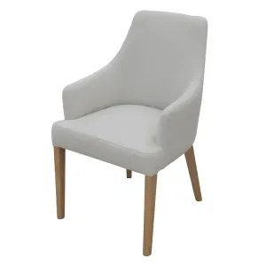VI Callanna Fabric Upholstered Timber Leg Dining Chair thumbnail 1