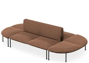 DD Bowral Fabric Upholstered 8 Seater Oval Breakout Seating thumbnail 3