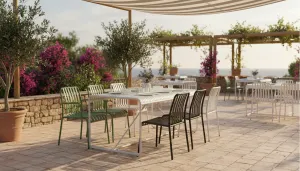 FL Bordeaux Aluminium Hospitality Outdoor Dining Table thumbnail 11