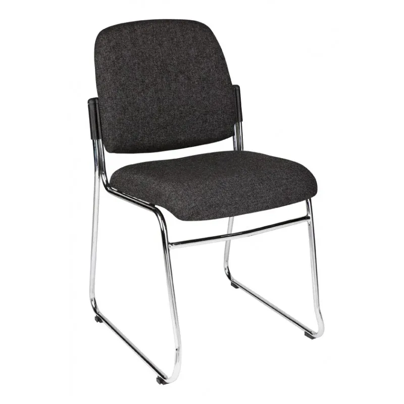 MA Nova Fabric Upholstered Chrome Based Stackable Visitor Chair