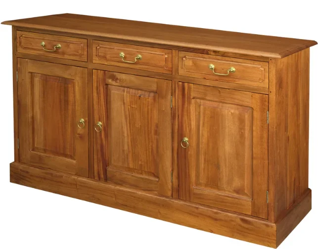 CT Tasmania Solid Timber 3 Door 3 Drawer Buffet