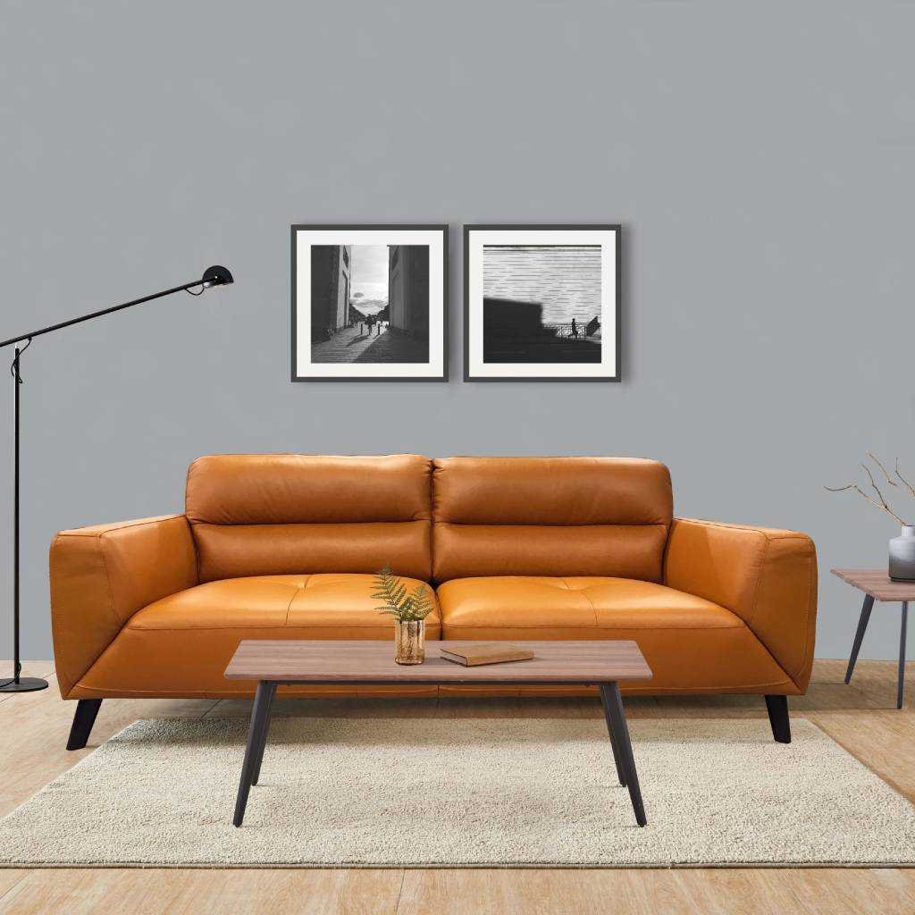 VI Sonoma 3 Seater Leather Lounge thumbnail 2