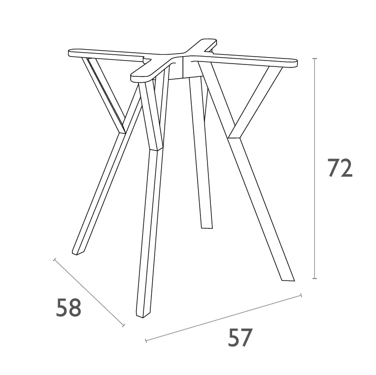FL Max Hospitality Outdoor Table Base – Small