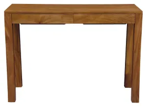 CT Amsterdam Solid Timber 2 Drawer Desk thumbnail 1