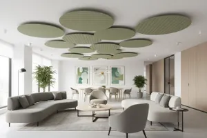 RL Acouline V Groove Halo Round Hanging Ceiling Panels thumbnail 4