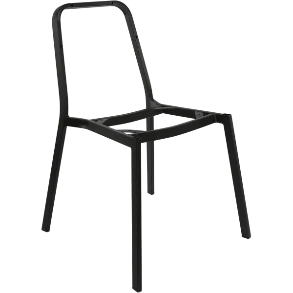 FL Durafurn Denver Chair - Black Metal Frame