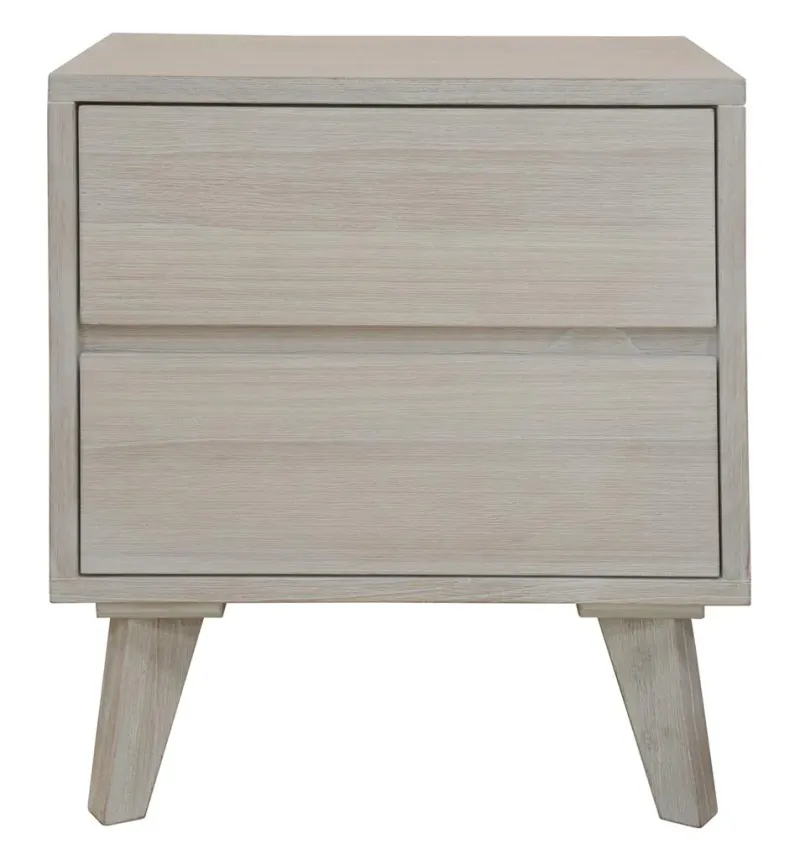 VI Polo 2 Drawer Bedside Table