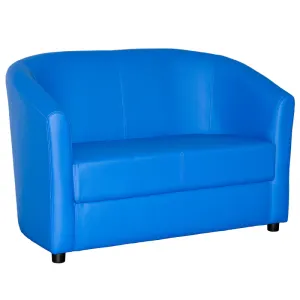 MA Omega PU Leather Upholstered 2 Seater Tub Lounge thumbnail 2