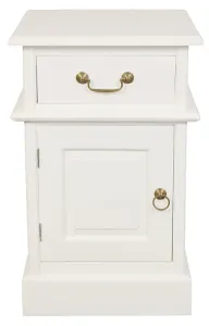 CT Tasmania Solid Timber 1 Door 1 Drawer Bedside Table thumbnail 2