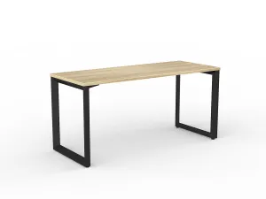 OL Anvil Straight Desk – Oak Top with White Frame thumbnail 19
