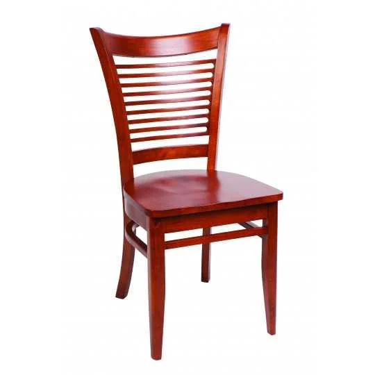MA Lotus Solid Timber Fabric Upholstered Dining Chair