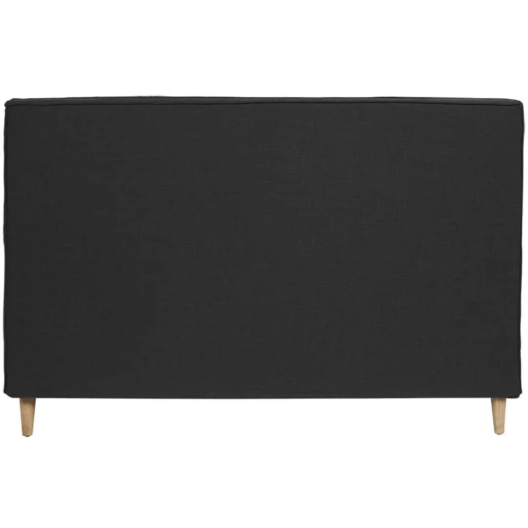 SH Vienna Fabric King Bedhead - Charcoal