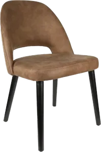 FL Semifreddo Premium Vinyl Upholstered Timber Legs Hospitality Chair thumbnail 5