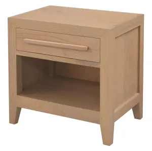 CT Dion Solid Timber 1 Drawer Bedside Table thumbnail 2