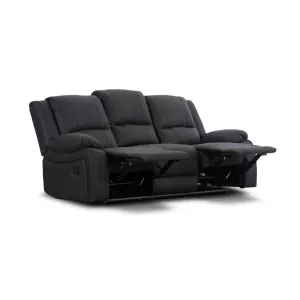 VI Captain 3 Seater Fabric Electric Recliner Lounge with Dropdown Table thumbnail 7