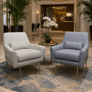MF Alexander Fabric Upholstered Armchair thumbnail 3